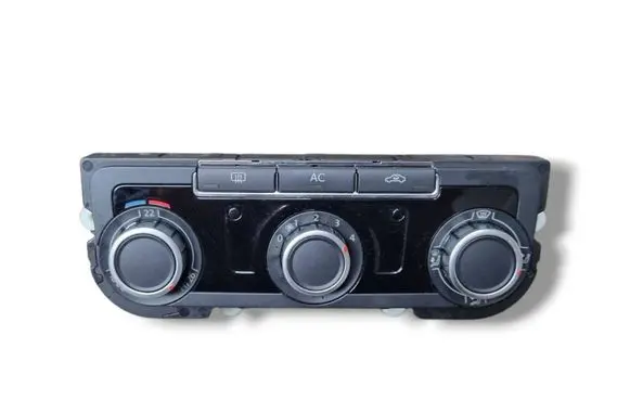 Volkswagen Golf VI Air conditioning/heating control unit 5HB009751-20 3C8907336AB
