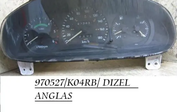 KIA Sportage Speedometer (instrument cluster) 970527 K04RB