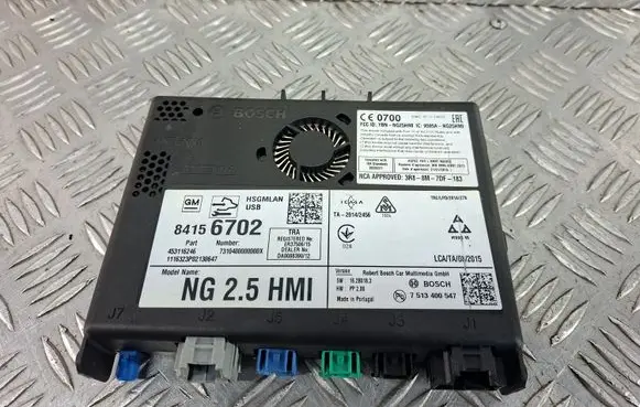 Opel Astra K GPS navigation control unit/module 84156702