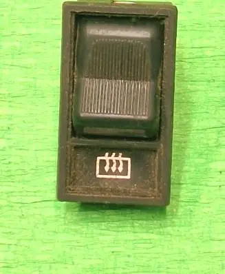 Opel Kadett D Windscreen/window heater switch 90042286324