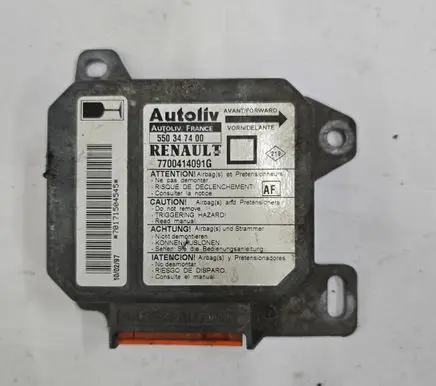 Renault Megane II Airbag control unit/module 7700414091G 550347400