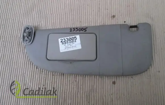 Peugeot 206 CC Sun visor
