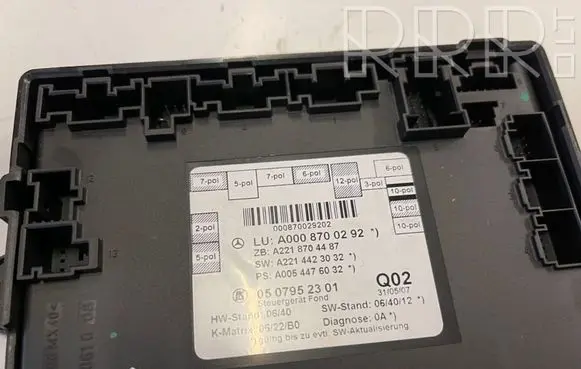 Mercedes-Benz S W221 Door control unit/module A0008700292