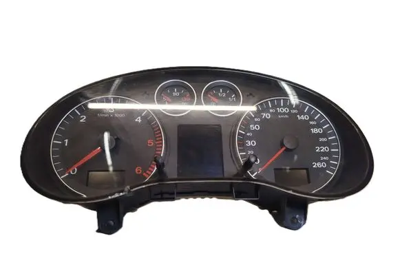 Audi A3 S3 8P Speedometer (instrument cluster) 81071521 A2C53080296