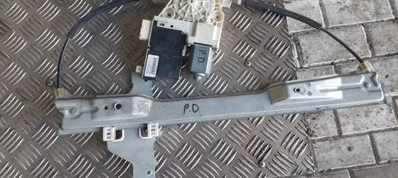 Citroen C4 I Front door window regulator with motor 0536010901