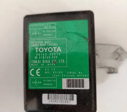 Toyota Yaris Door control unit/module 897400D010 61B240000