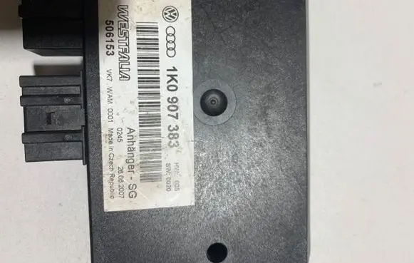 Volkswagen PASSAT B6 Tow bar trailer control unit/module 1K0907383 506153