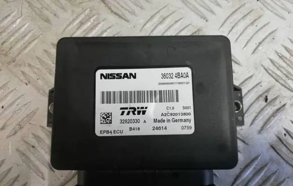 Nissan Qashqai Hand brake control module 360324BA0A 92013800 32620330A