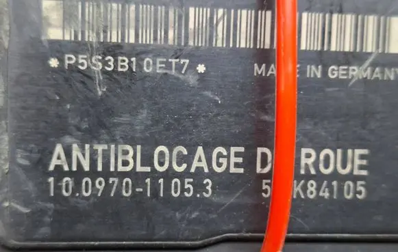 Peugeot 206 ABS control unit/module S27635368 9641871180 10020700024