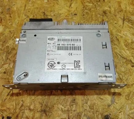 Peugeot 508 GPS navigation control unit/module 20160229 9816307080 503551710802