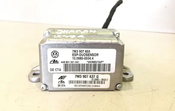 Volkswagen Sharan ESP acceleration yaw rate sensor 7M3907655 7M3907637G