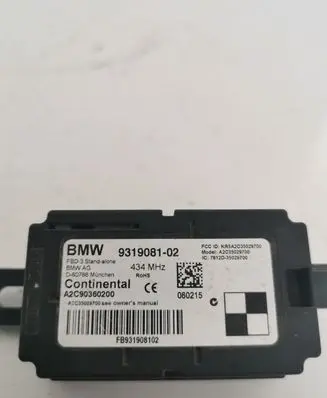 BMW 1 F20 F21 Other control units/modules 9319081
