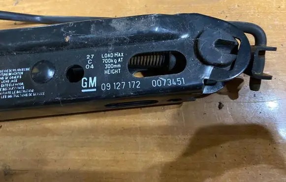 Opel Astra G Lift Jack 09127172 0073451