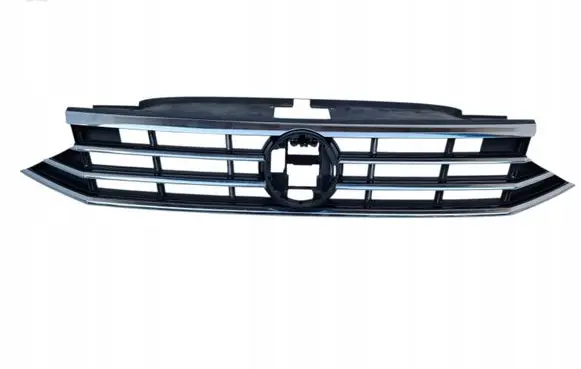 Volkswagen PASSAT B8 Front bumper upper radiator grill 3G0853651BL