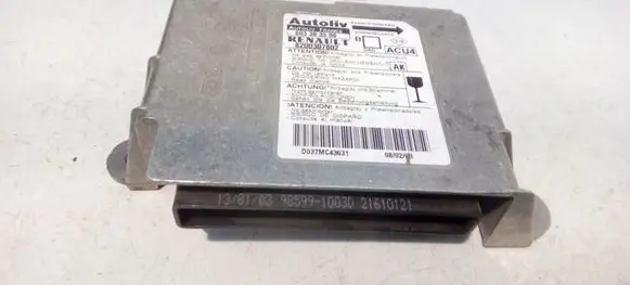 Renault Megane II Airbag control unit/module 603383500 8200307802