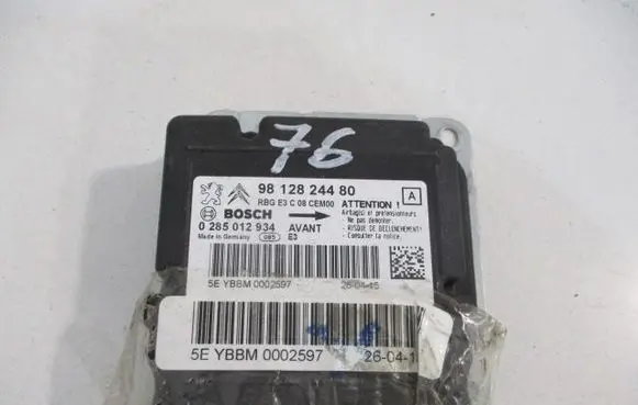 Citroen C4 Cactus Airbag control unit/module 9812824480