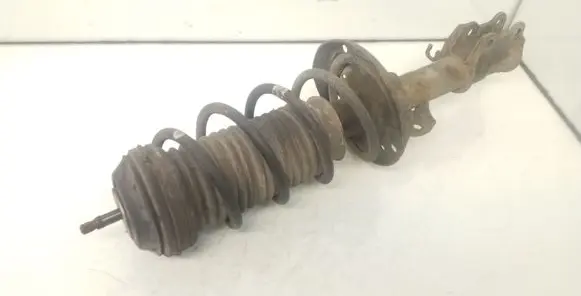 Front shock absorber with coil spring