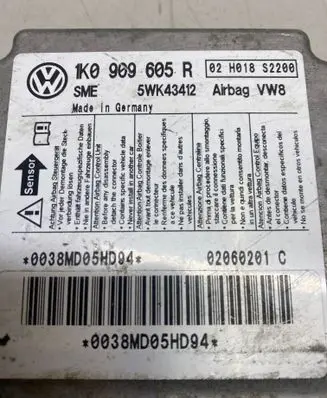 Volkswagen Golf IV Airbag control unit/module 1K0909605R 02H018S220 02060201