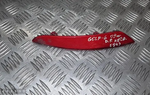 Volkswagen Golf VI Rear tail light reflector 5K0945106F