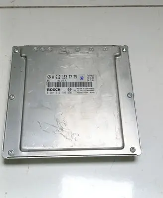 Mercedes-Benz C W203 Engine control unit/module A6121537779 0281012196 1279H00000