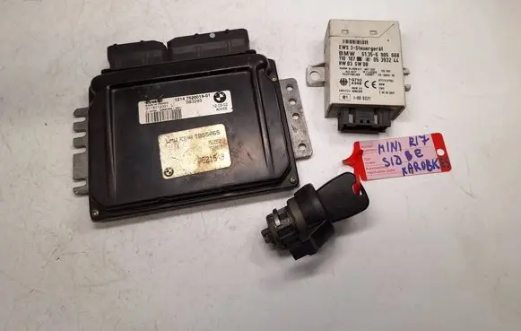 Mini One - Cooper R50 - 53 Engine ECU kit and lock set 12147520019 7521549 12147521549