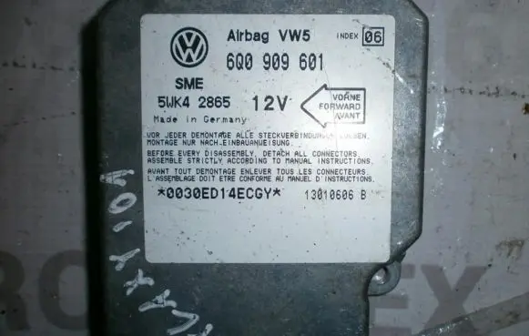 Volkswagen Sharan Airbag control unit/module 6Q0909601 5WK42865VW5