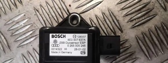 Audi A6 S6 C5 4B ESP acceleration yaw rate sensor 8e0907637a