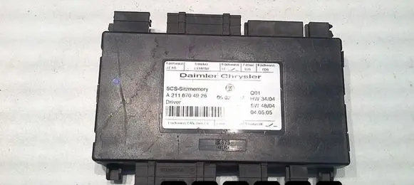Mercedes-Benz CLS C219 Engine control unit/module 2118704926