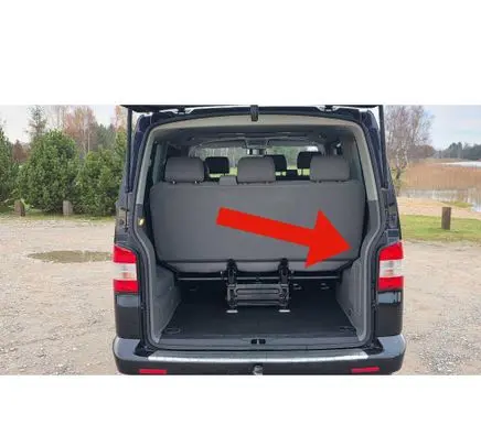 Volkswagen Transporter - Caravelle T5 Trunk/boot lower side trim panel 