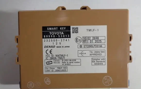 Lexus IS 220D-250-350 Alarm control unit/module 8999053013 2325002741