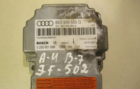 Audi A4 S4 B7 8E 8H Airbag control unit/module 8E0959655G