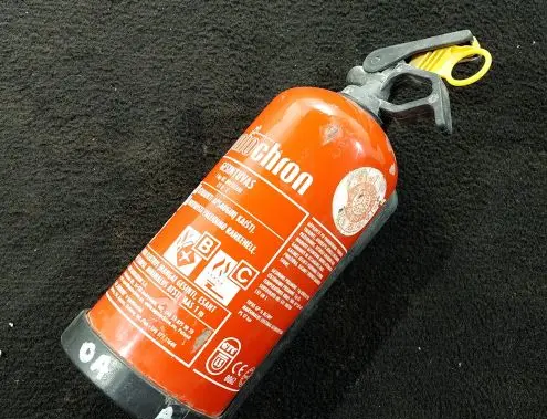 Opel Astra G Extinguisher 