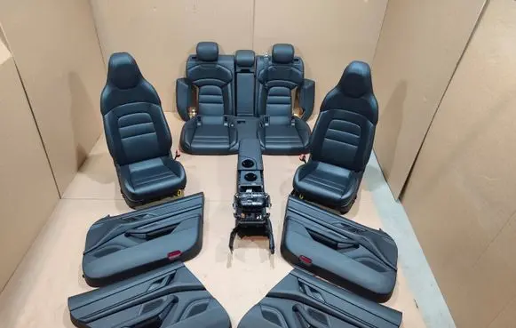 Porsche Taycan 9J1 Seat and door cards trim set 9J1885891F 9J1885892F 9J1863239K