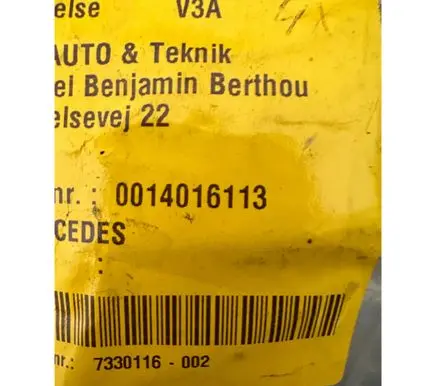 Mercedes-Benz C W205 Tire pressure sensor 0014016113
