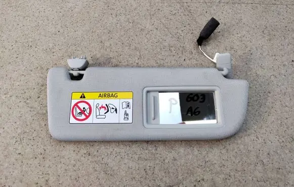 Audi A6 S6 C8 4K Sun visor 4K0857552A06A 4K0857552A