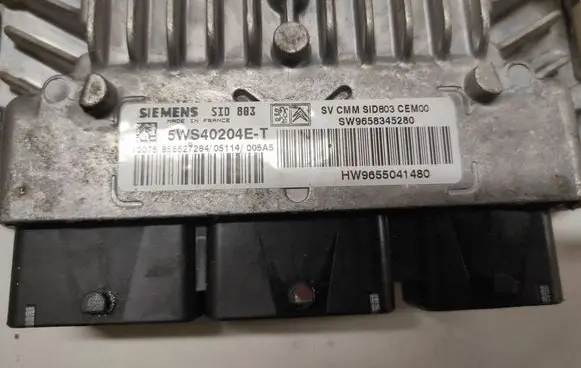 Peugeot 407 Engine control unit/module 5WS40204ET SW9658345280 HW9655041480