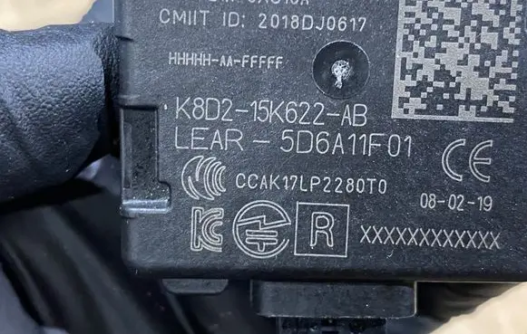 Jaguar I-Pace Sunroof control unit/module K8D215K622AB 3521AJXU18A 2018DJ0617