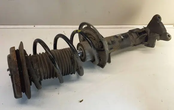 Front shock absorber with coil spring