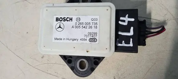 Mercedes-Benz E W212 ESP acceleration yaw rate sensor A0055422618