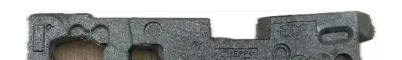 Mercedes-Benz E W211 Front bumper foam support bar A2118850237