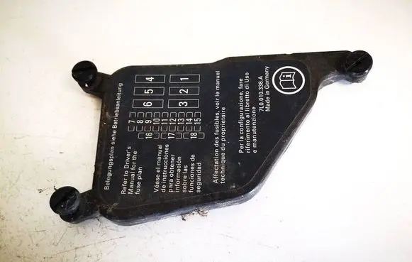 Porsche Cayenne (9PA) Fuse box cover 7l0937576a