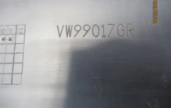 Volkswagen PASSAT B5 Front bumper lower grill 3B0853678B41 3B0853678