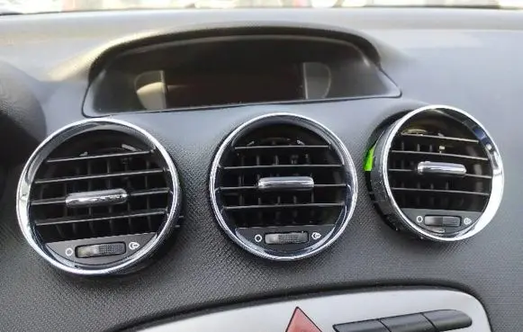 Peugeot 308 Dashboard side air vent grill/cover trim 9658515377