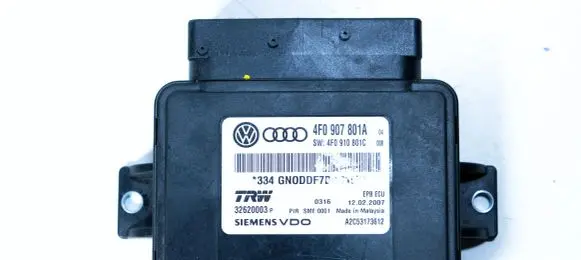 Audi A6 S6 C6 4F Hand brake control module 4F0907801A