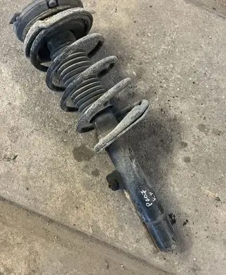 Peugeot 607 Front shock absorber with coil spring