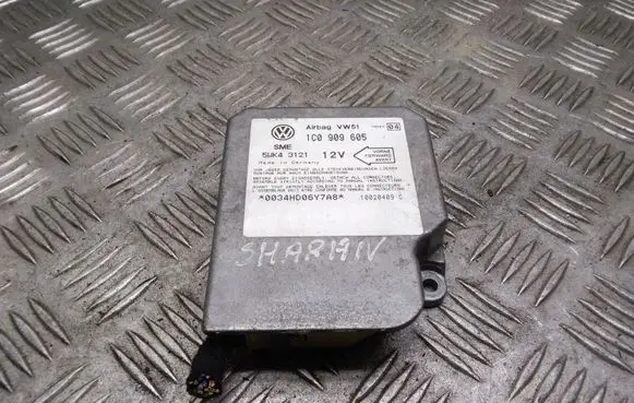 Seat Alhambra (Mk1) Airbag control unit/module 1C0909605 5WK43121
