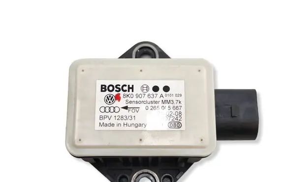 Audi A5 8T 8F ESP acceleration yaw rate sensor 8K0907637A 7007242 0265005667