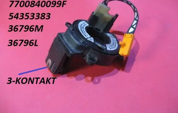 Renault Scenic I Airbag slip ring squib (SRS ring) 7700840099F 54353383