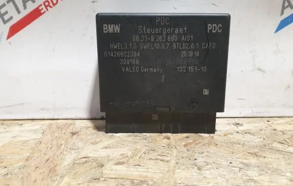 BMW X3 F25 Parking PDC control unit/module 9363680 66339363680