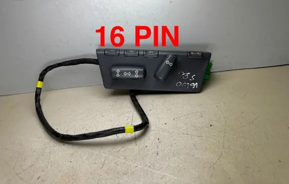 Volvo S80 Seat control switch 9188787 98W403 16PIN